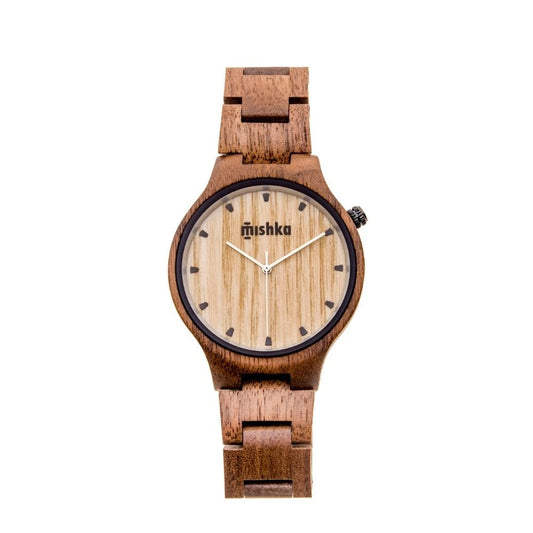 שעון יד מעץ לגבר דגם מיכאל