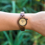 שעון יד מעץ לאישה ליסה