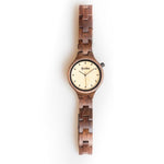 שעון יד מעץ לאישה ננסי