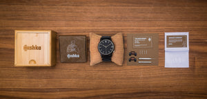 שעון יד מעץ לגבר אדוארד