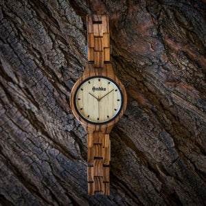 שעון יד מעץ לאישה ליסה