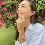 שעון יד מעץ לאישה רבקה