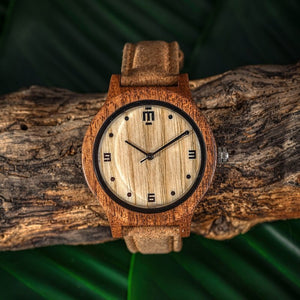 שעון יד מעץ לאישה אלנה