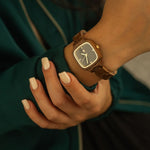 שעון יד מעץ לאישה קייטי