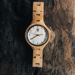 שעון יד מעץ לאישה רבקה
