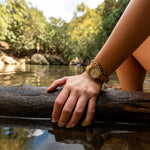 שעון יד מעץ לאישה רבקה