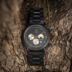 שעון יד מעץ לגבר סבסטיאן