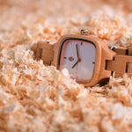 שעון יד מעץ לאישה רנטה