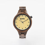 שעון יד מעץ לאישה ננסי