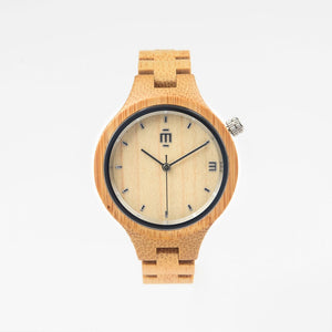 שעון יד מעץ לאישה רבקה