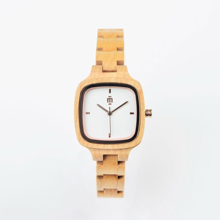 שעון יד מעץ לאישה רנטה