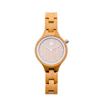 שעון יד מעץ לאישה רבקה