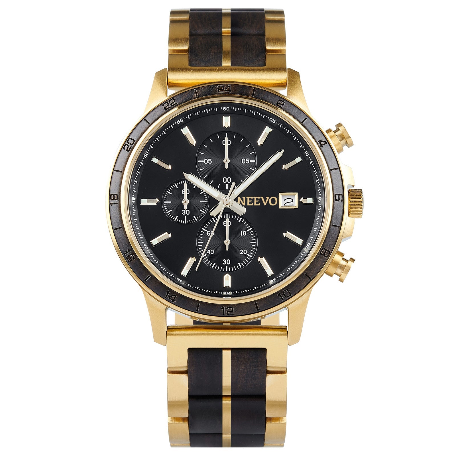 שעון לגבר דגם גולדן טימבר - NEEVO WATCH