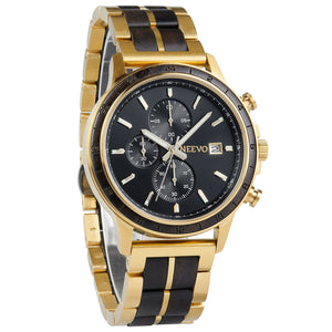 שעון לגבר דגם גולדן טימבר - NEEVO WATCH