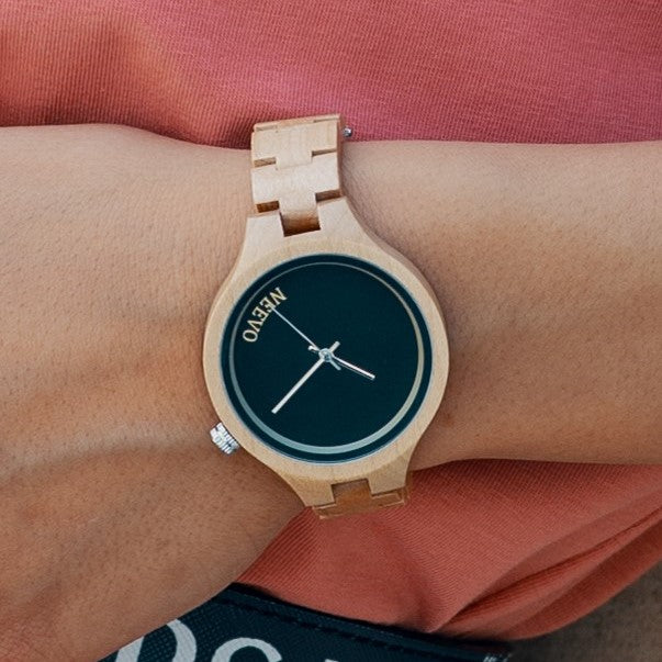 LEVANA wooden wristwatch for women model 