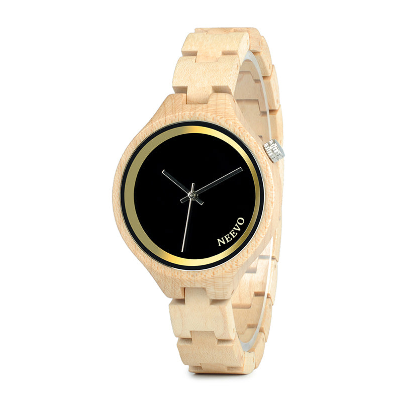 LEVANA wooden wristwatch for women model 