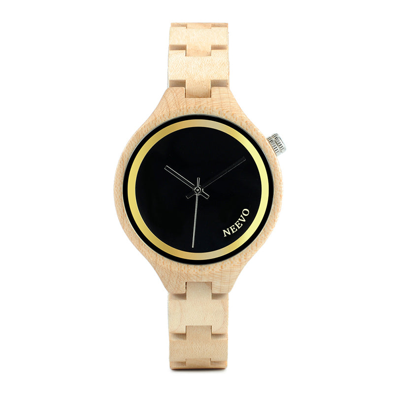LEVANA wooden wristwatch for women model 