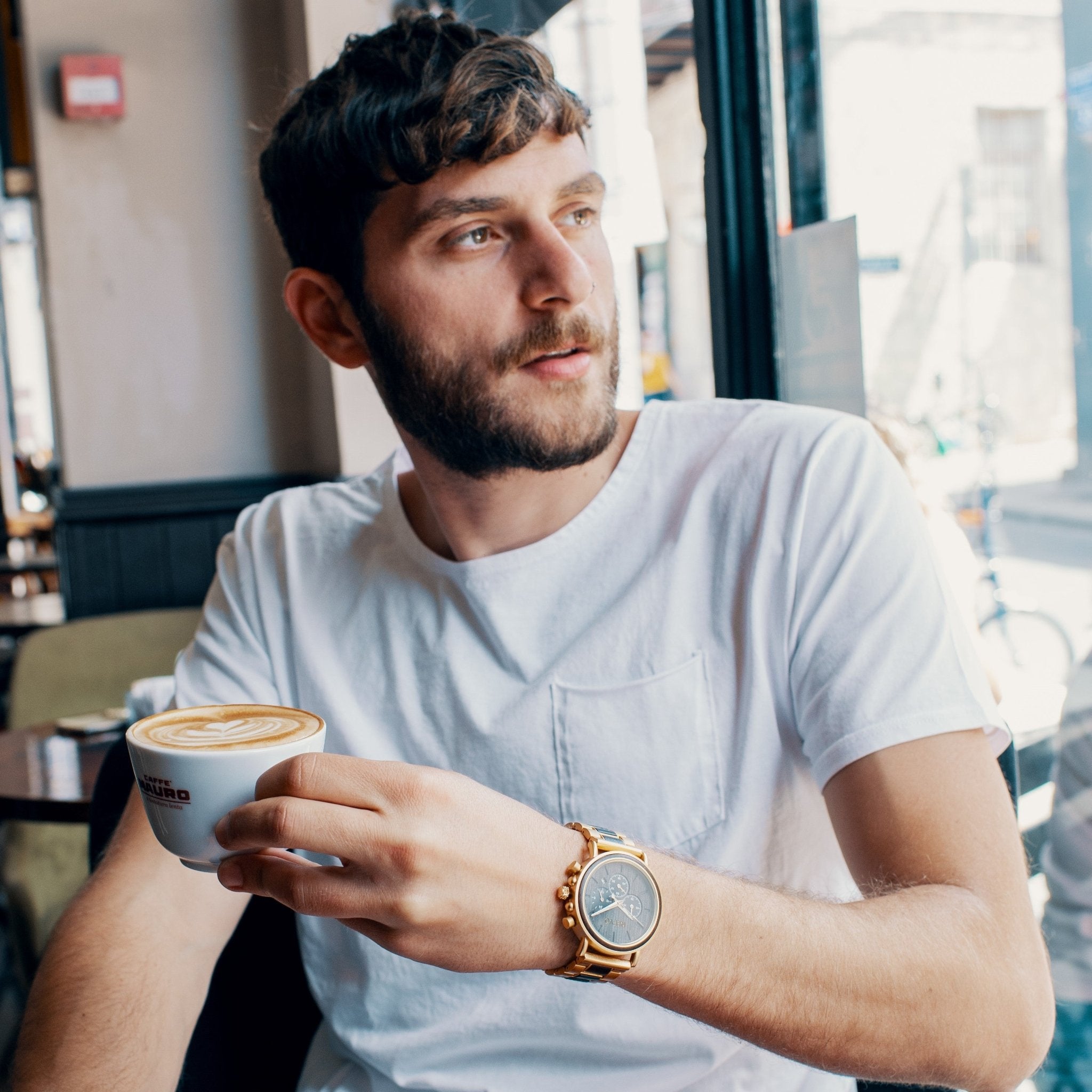 GOLDEN CALIFORNIA שעון לגברים דגם - NEEVO WATCH