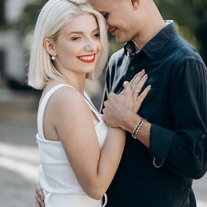 צמיד עץ לגבר דגם ״נבו״ משולב מתכת - NEEVO WATCH