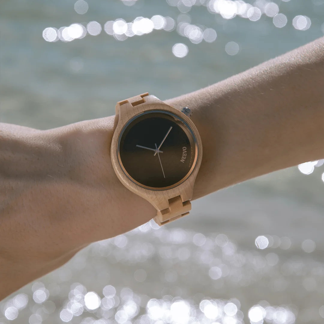 LEVANA wooden wristwatch for women model 