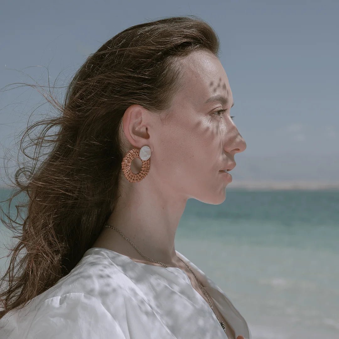 TRIBE עגילי קש מיוחדים דגם - NEEVO WATCH