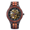 Wolverine Tiger wooden wristwatch for men model 